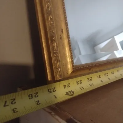 Sale Photo Thumbnail #594: Gilt Wood Frame Wall Mirror