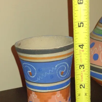 Sale Photo Thumbnail #203: Pottery Water Carafe with Cup