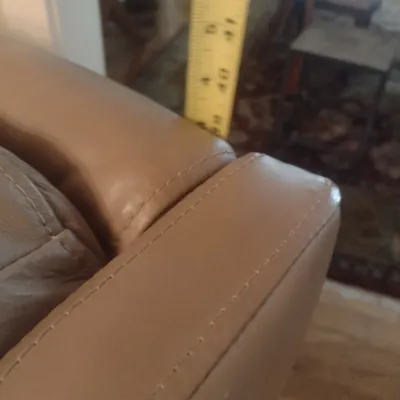 Sale Photo Thumbnail #706: Faux Leather Cushioned Formal Chair
