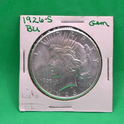 1926 S Peace Dollar 