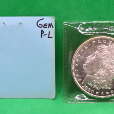 1880 S Morgan Dollar a