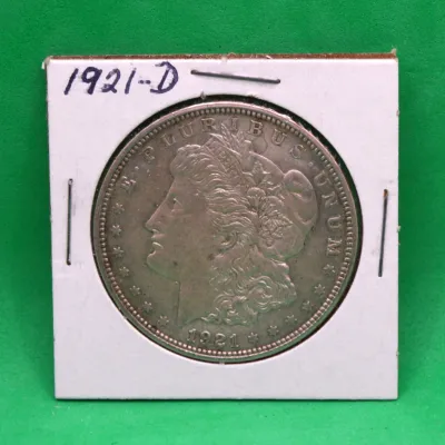 1921 D Morgan Dollar 