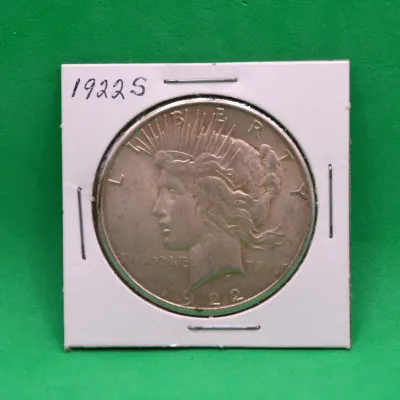 1922 S Peace Dollar 
