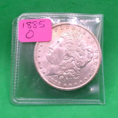 1885 O Morgan Dollar 