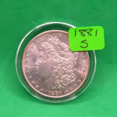 1881 S Morgan Dollar 