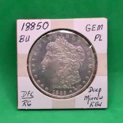 1885 O Morgan Dollar 