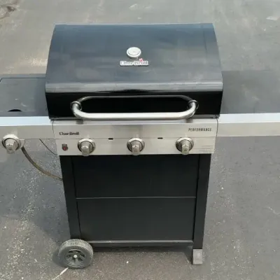 Sale Photo Thumbnail #102: Char-Broil Performance 3-Burner Propane Gas Grill with Side Burner