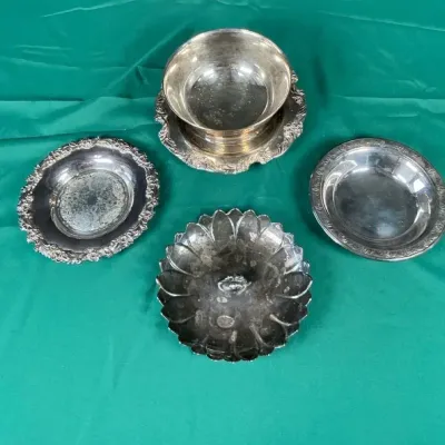 Sale Photo Thumbnail #2: Reed & Barton Silverplate Bowls & Decorative Serving Pieces Collection