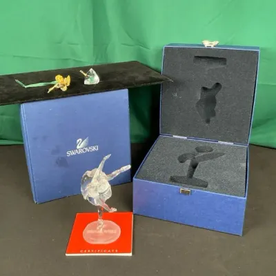 Sale Photo Thumbnail #26: Swarovski Crystal Ballerina Figurine with Original Boxes & Certificate + Crystal Ornament