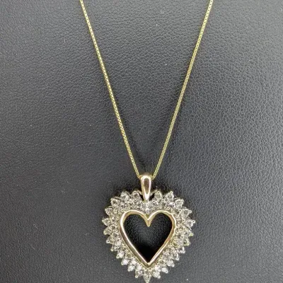 14K Gold Necklace With Diamond Pendant