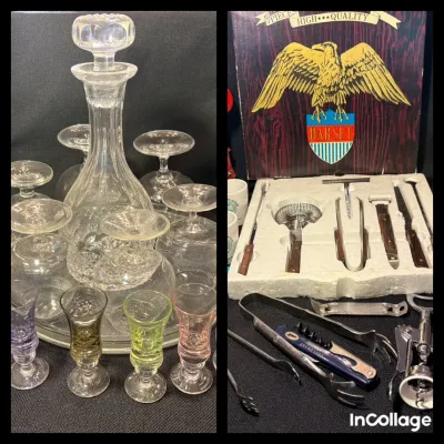 Assorted Bar Ware - Glassware & Accessories 