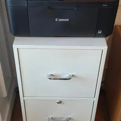 Canon PIXMA TR4720 Inkjet Printer & 2-Drawer Filing Cabinet 