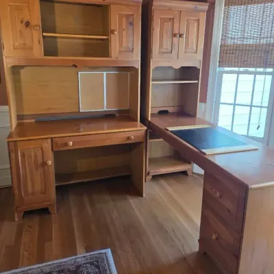 Sectional Pine Desk by Riverside Furniture Co.
