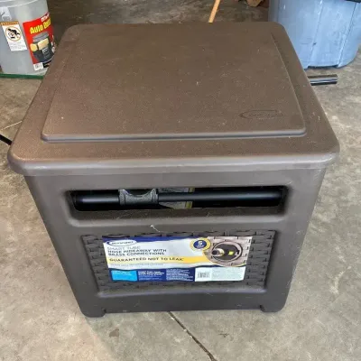 SUNCAST Basket Weave Style Hose Reel - New