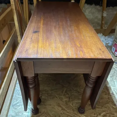Vintage Drop Top Gate Leg Table 