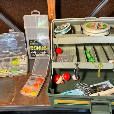 Fishing Lures and Tackle Box