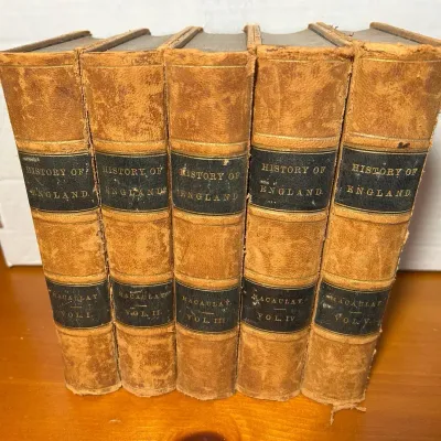 History Of England By Macaulay Vol I- V 