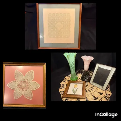 Collection of Vintage Handmade Items & Similar Decor