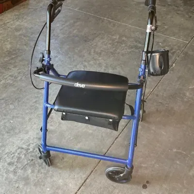 Drive Adjustable Height Rolling Walker 
