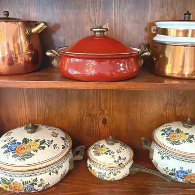 Enamelware & Copper Pots