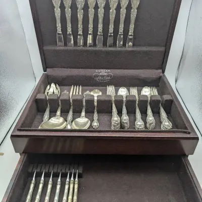 52 Pc. Set Gorham Sterling Silver Flatware...Melrose
