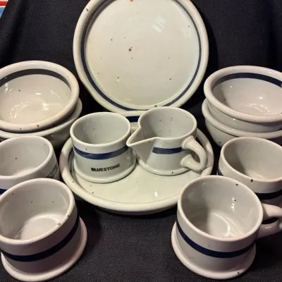 12 Piece Dansk International Design Bluestone Set