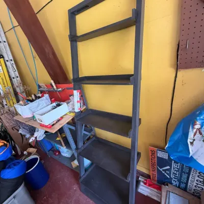 Gloane Crate&Barrel Leaning Book Shelf