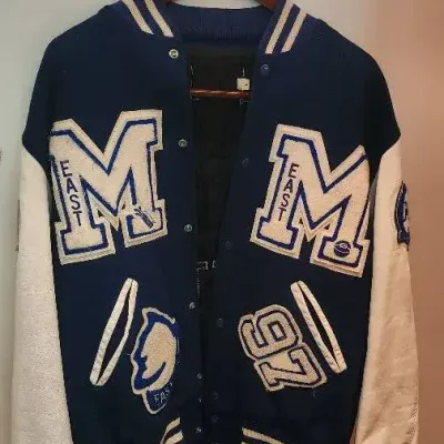 Vintage Varsity Letterman Jacket – M East – Chenille Patches