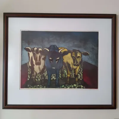 Mexican Cows, 2/10 By Tracy Ziegler 