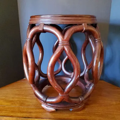 Chinese Hardwood Drum Stool