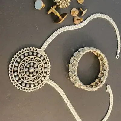 Vintage Costume Jewelry Lot – Cufflinks, Bracelets & Statement Pieces