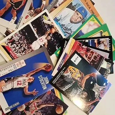 Vintage Sports Trading Card Lot – Basketball & Baseball – Jordan, Pippen, Stockton & More