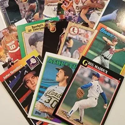 Vintage Basketball & Baseball Trading Card Lot  Fleer Ultra, Topps, Score  Maddux, Stockton & More