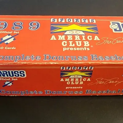 Vintage Baseball Card Lot in 1989 Donruss Box – Mixed Cards – Incomplete Set