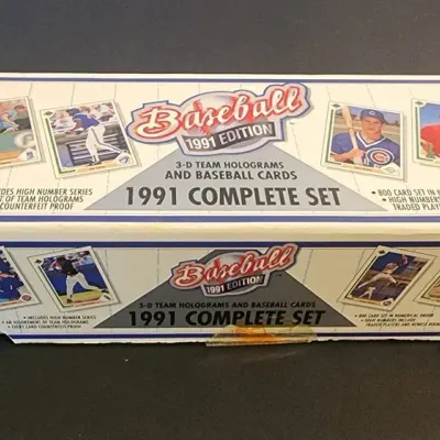 1991 Upper Deck Baseball Set Mystery Lot