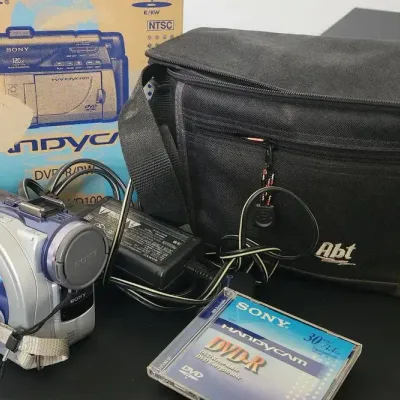 Sony Handycam DVD Camcorder Bundle with Box, Case, Charger & DVD-R Discs