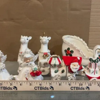 Vintage Mid-Century Christmas Ceramic Napco Lots