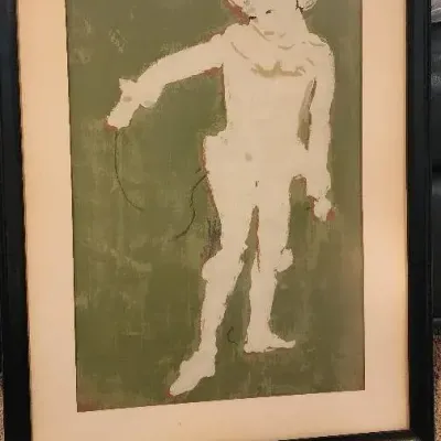 Framed Pablo Picasso Art Print – Figure Study