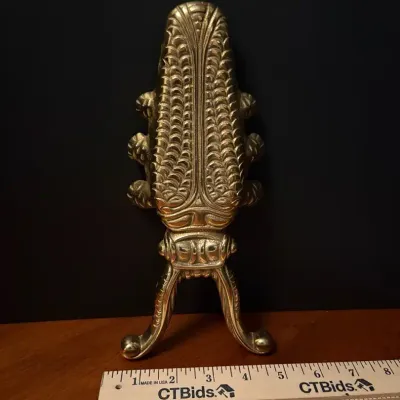 Solid Brass Beetle Boot Jack & Doorstop
