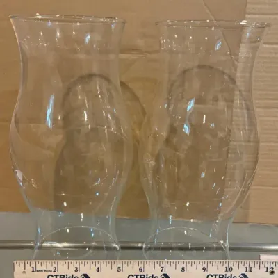 Libbey 9860477 14" glass hurricane shade