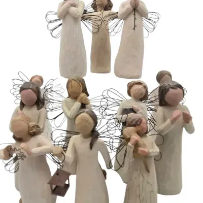 12 Vintage Willow Tree Angels
