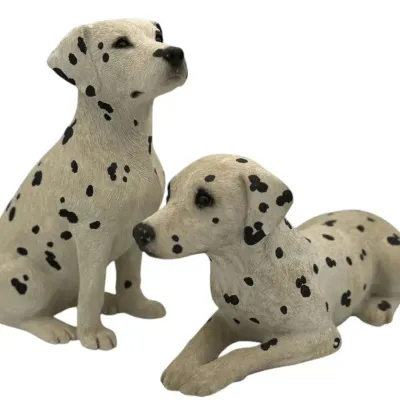 2 Sandcast Dalmatians 