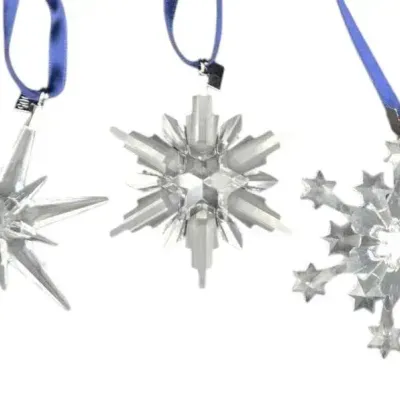 2004, 2005, 2006 Swarovski Crystal Ornaments With Original Boxes