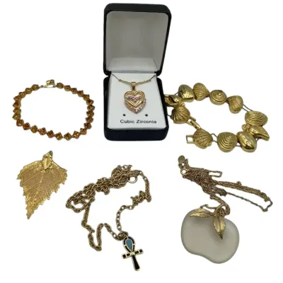 Gold Tone Costume Jewelry Collection- Avon And More 
