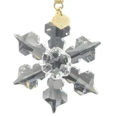 2022 Swarovski Snowflake Ornament With Original Box