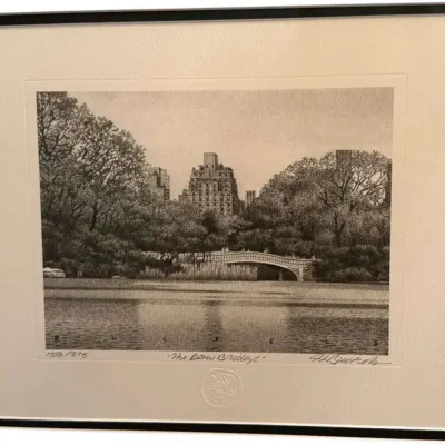The Bow Bridge New York Numbered & Signed By Jim Buckles