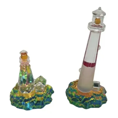 Crystal World Harbor & Bernegat Lighthouses 