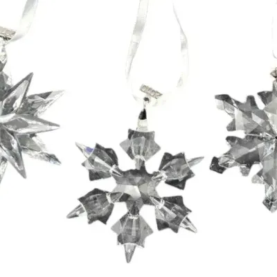 2010, 2011, 2012 Swarovski Crystal Ornaments With Original Boxes