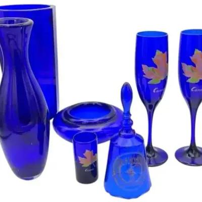 Cobalt Blue Glass Collection 