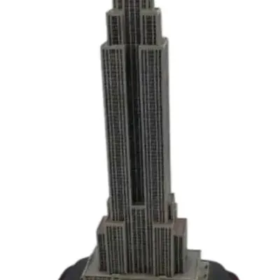 Lighted Empire State Building By Danbury Mint With Original Box